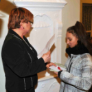 Betlehemezés a Városháza aulájában