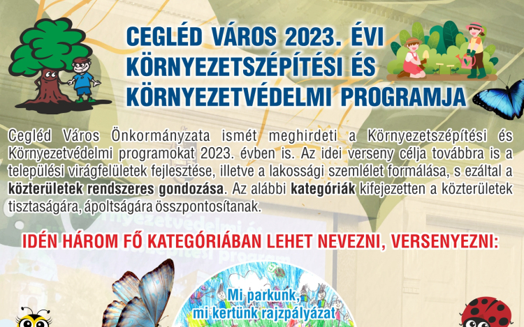 CEGLÉD VÁROS 2023. ÉVI KÖRNYEZETSZÉPÍTÉSI ÉS KÖRNYEZETVÉDELMI PROGRAMJA