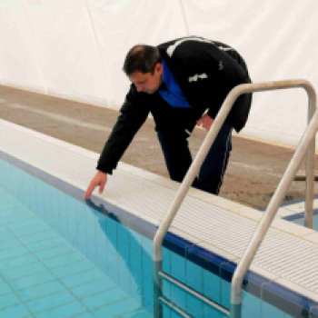 Városi Strandfürdő - vizes próbaüzem