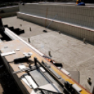 Városi Strandfürdő - csempézés-kerítés bontás