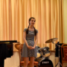 Hangszerbemutató és hangszersimogató a zenesuliban