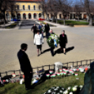 Március 15-i koszorúzás