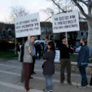 Tüntetés a ceglédi Kossuth téren