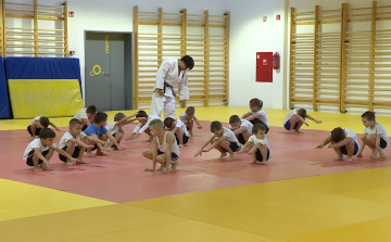 Judo bemutató az elsősöktől