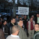 Tüntetés a ceglédi Kossuth téren