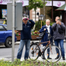 Éneklés a TV torony kilencedik emeletének teraszáról