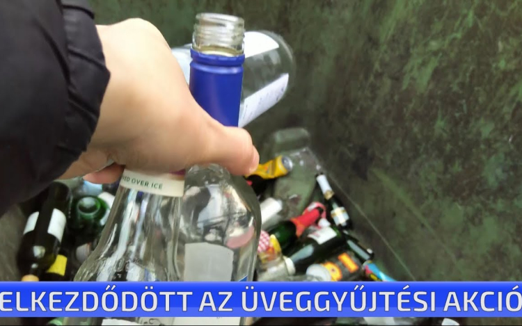 Elkezdődött az üveggyűjtési akció!
