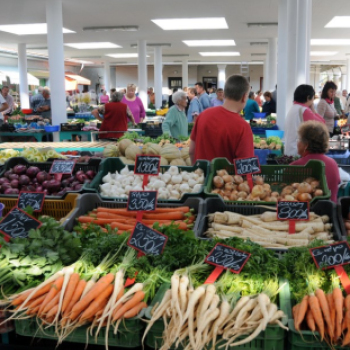 Megnyílt a külső fedett piac