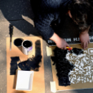 Cegléd első festett QR-kódja