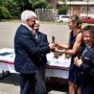 Kosárlabdacsarnok alapkőletétel 