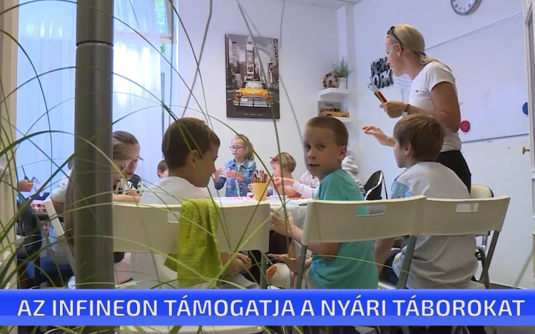 Az Infineon támogatja a nyári táborokat