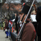 Kossuth szobor megkoszorúzása