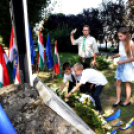 Megemlékezés a vasútállomáson