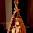 Betlehemezés a Városháza aulájában