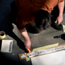 Cegléd első festett QR-kódja