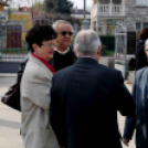 Koszorúzás a köztemetőben - Március 15.