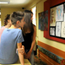 Kiállítás a gimiben