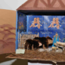 Betlehemezés a Városháza aulájában