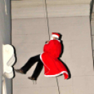 Ceglédi mikulás a templomtoronyból