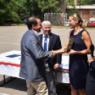 Kosárlabdacsarnok alapkőletétel 