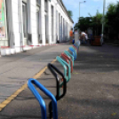 CIÖK kerékpártároló festés