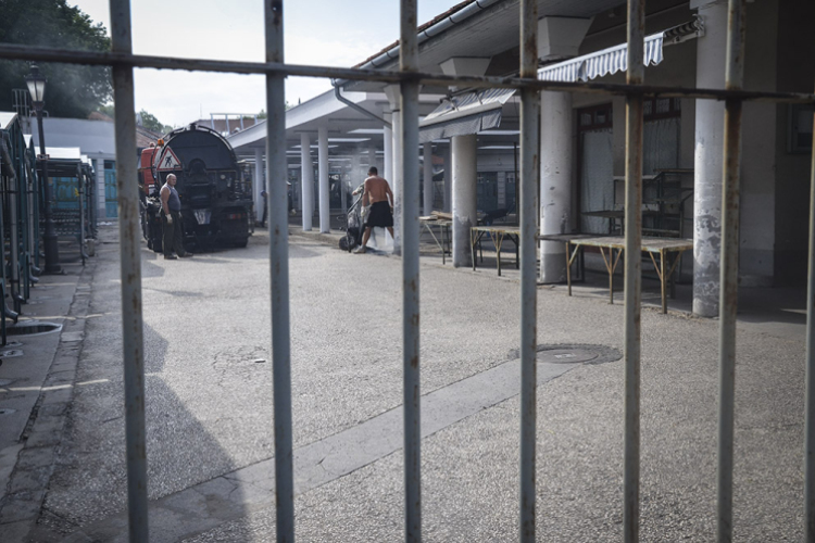 Kitelepült a zöldségpiac