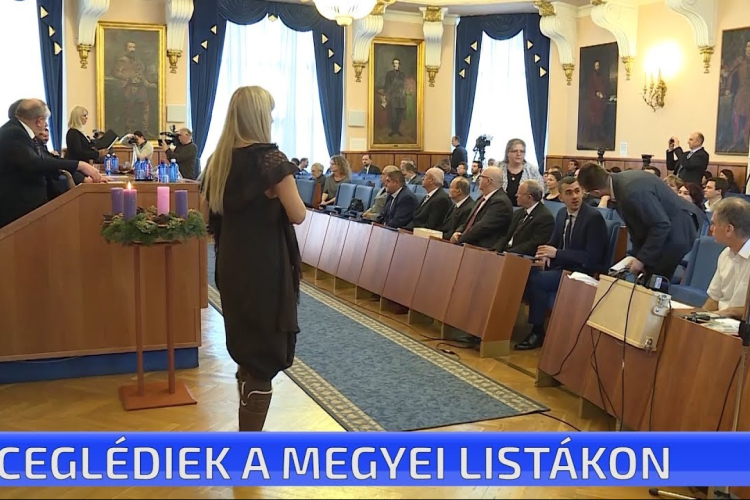 Ceglédiek a megyei listákon