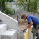 Városi Strandfürdő - csempézés-kerítés bontás