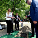 Kosárlabdacsarnok alapkőletétel 