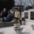 Koszorúzás a köztemetőben - Március 15.