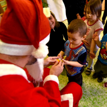 Mikulás a Lövész utcai óvodában
