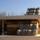 Városi Strandfürdő - járólapok építése