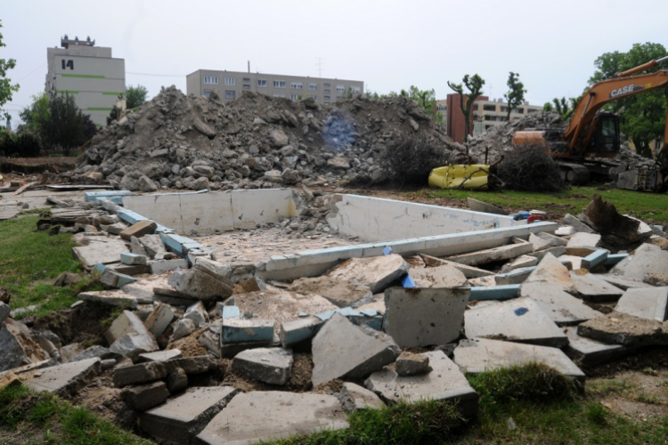 Városi Strandfürdő - Bontás II.