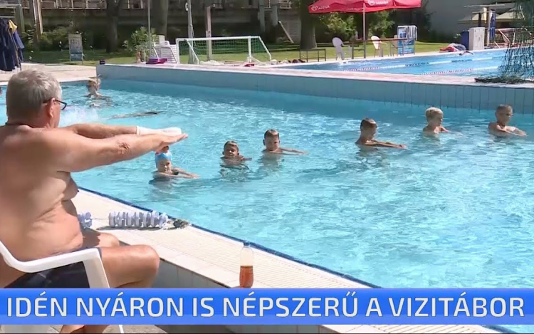 Idén is népszerű volt a Cegléd Városi Sportuszoda vízitábora