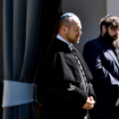 Gyászistentisztelet a temetőben