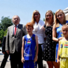 Kosárlabdacsarnok alapkőletétel 