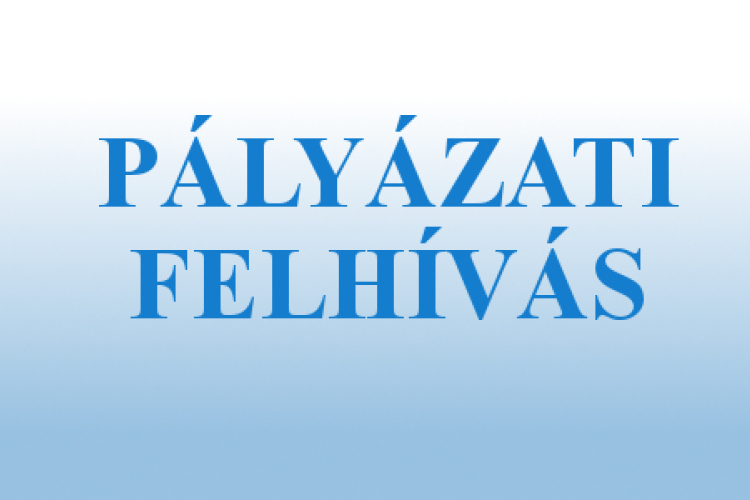 Pályázati felhívás