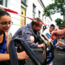 CIÖK kerékpártároló festés