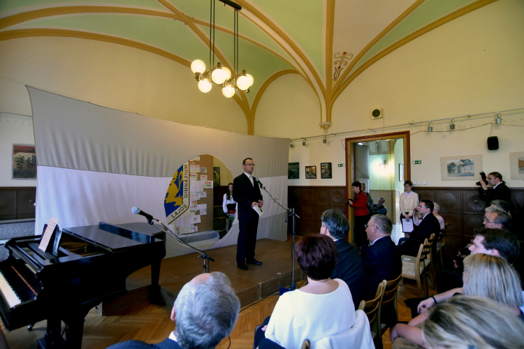 Forradalmi emléknap a gimnáziumban