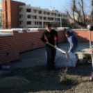Városi Strandfürdő - járólapok építése