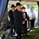 Gyászistentisztelet a temetőben