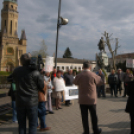 Tüntetés Cegléden