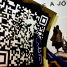 Cegléd első festett QR-kódja