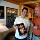 Amerikai vendég a Ceglédi Dobmúzeumban