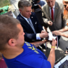 Kosárlabdacsarnok alapkőletétel 