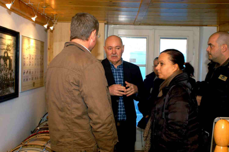 Gyurcsány Ferenc a Ceglédi Dobmúzeumban