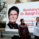 Esőben is kampányoltak Cegléden