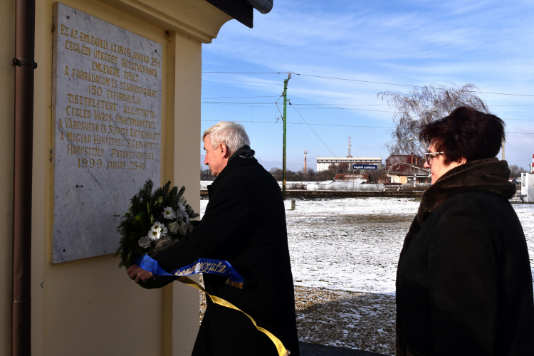 A bedei csatára emlékeztek