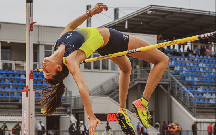 Keszthelyi Luca U20-as EB szintet érő ugrása az idei első versenyen