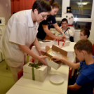 Focisták a konyhában